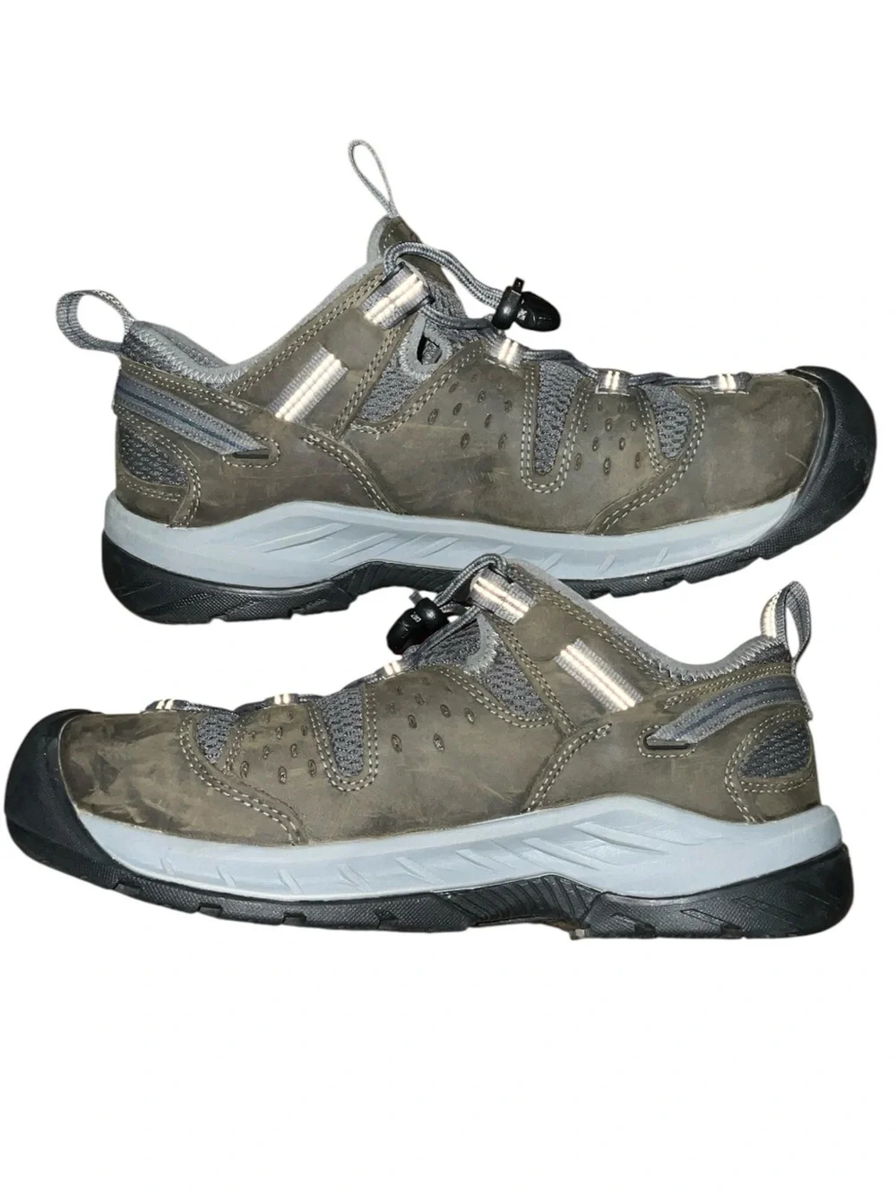 KEEN Utility Atlanta Cool II ESD Steel Toe Work Hiking Brown Low Shoes Men's 11